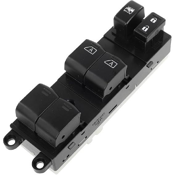 CCIYU Master Power Window Switch Front Left Driver Side Fit 2008-2022 for Nissan Armada, 2015 for Nissan Titan Window Control Switch 25401ZQ00A
