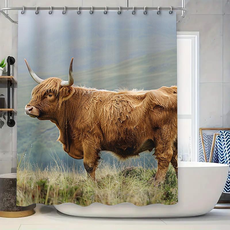 

Modern Geometric Shower Curtain With Bold Navy Blue And White Pattern For Bathroom Decor Size Options Available W60H190(CM)-1 Pcs