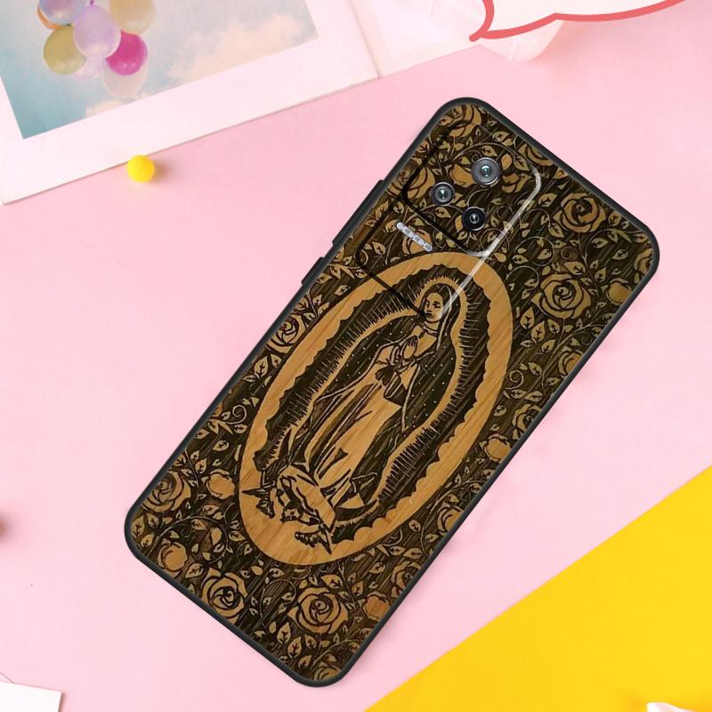 

Guadalupe San Judas Wood For Xiaomi 15 Ultra 14 13T 14T 15T 17 Pro Max Case For POCO F8 Ultra X7 X3 X5 X6 F5 F6 F7 Pro Xiaomi 17Pro Max