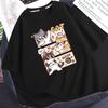 Letnie T-shirty Damskie z Krótkim Rękawem Nowe z Nadrukiem 3D Nowe Streetowe Topy Gorąca Wyprzedaż Letnie Damskie Koszulki Zestaw dla Pary