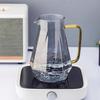 Household Diamond Cool Water Kettle Living Room Large Thorn Pot High Temperature Resistant High Borosilicate Glass Cup Kettle Set Cold Water Kettle