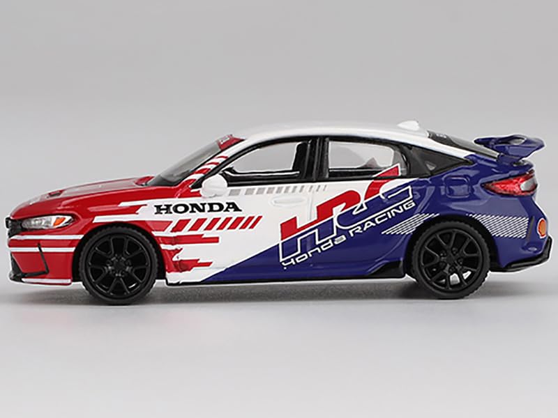 Sunrich MINI GT Honda Civic Type R 2024 Pace Car HRC Blister Package Finished Model 1/64 (Left-Hand Drive) MGT01079-BL
