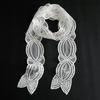 White Lace Mesh Waist Belt Hollow Out Embroidery Waist Chain For Women Summer Dress Jeans Decorative Belt