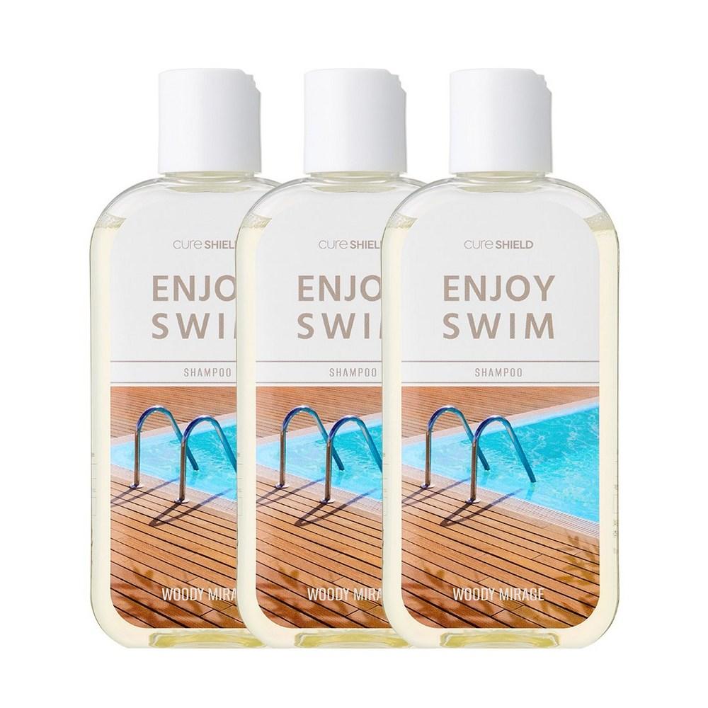 Enjoy Swim Pool Chlorine Odor Removal Swim Woody Mirage Shampoo 3 pcs 200ml