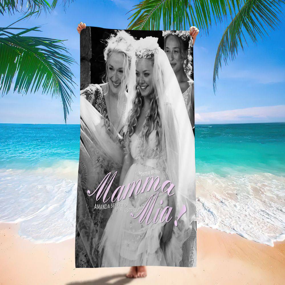M-Mamma Mia TV Microfiber Beach Towel Absorbent Quick Dry Soft Yoga Swimming Resort Mountain Climbing Towel