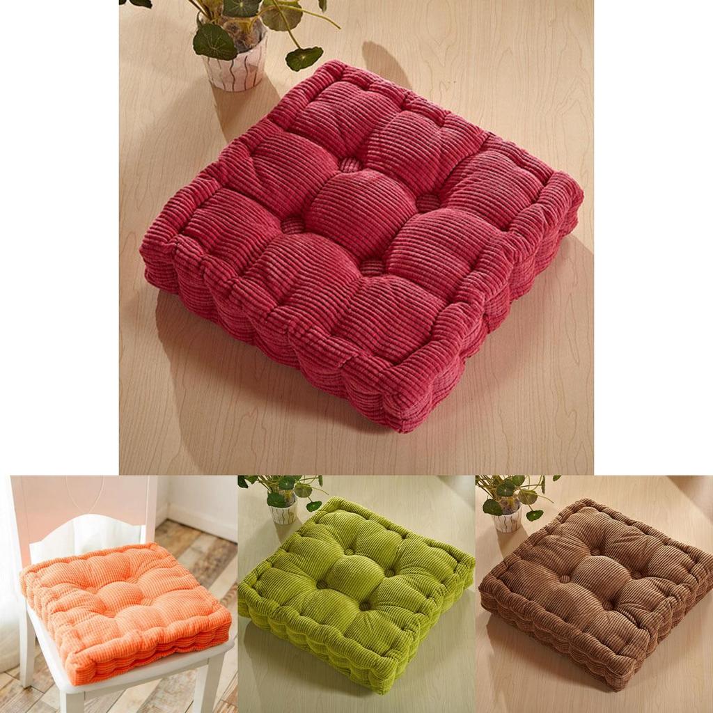 Luxurious 19-inch Patio Tatami Meditation Mat With Comfortable Plush Cushioning
