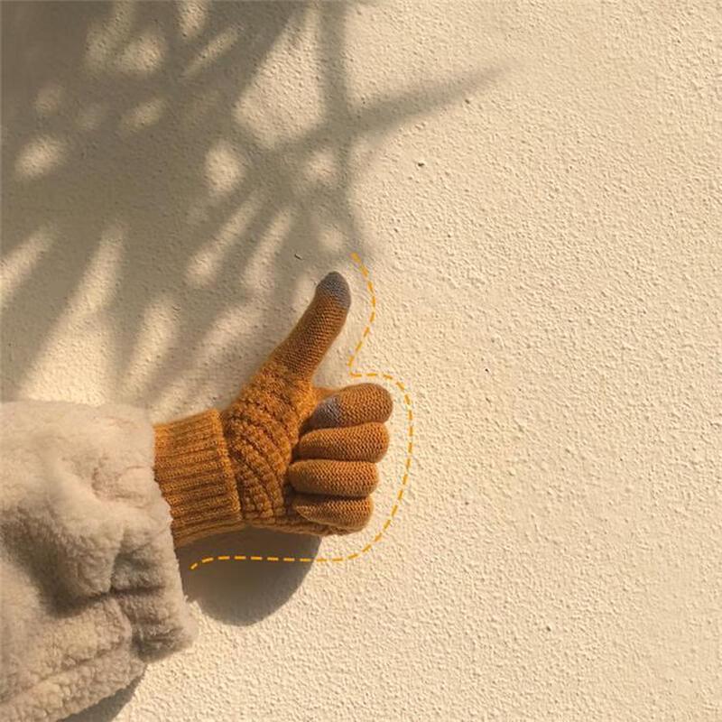 

Zisheng Winter Warm Knitted Touchscreen Gloves