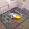 Fc Viktoria Polyester Carpet, Soft Indoor Mat for Office Chair, Living Room, Computer Desk - Decorative Home Office Rug Design