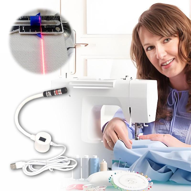 Sewing Light Guide For Straight Stitching, Quilting Light Light With Linear Light, Adjustable Magnetic Attachment For Sewing Mac