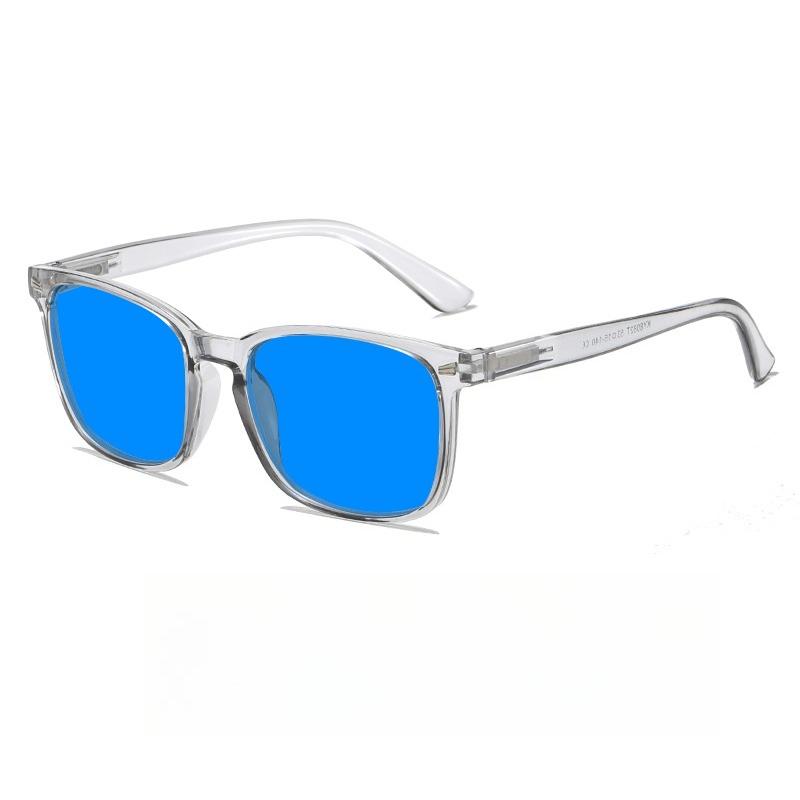 

Stylish Trendy Colorful Blue Light Blocking Glasses Men Women Square Frame Competitive Game Goggles Unisex Retro Optical Eyewear