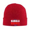 Neue Kamala Harris Madam Präsidentin Strickmütze Beanie Herbst Wintermütze Warme Hip Hop Kappe Für Unisex Damen