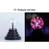 3 Inch Magic Plasma Ball Lamp Electric Lamp Night Light Touch Atmosphere Christmas Kid Gift Table Lights Sphere Plasma Lamp