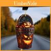 Acrylic Halloween Pumpkin Head Bucket Car Rearview Mirror Pendant With Cartoon Style For Vehicle Decor