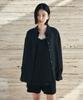 Siyajyu Sitp5278 Soft Sheer Summer Shirt_Black