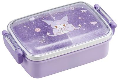 Lunch Single Soft Dome Made In Sanrio Kuromi Big for Girls Kids' Box, Tier, 450ml, Shape, Antibacterial, Japan, Ribbon, (RBF3ANAG68663)