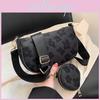 Vintage Inspired Black Pu Shoulder Bag For Women Chic Chain Crossbody With Stylish Design
