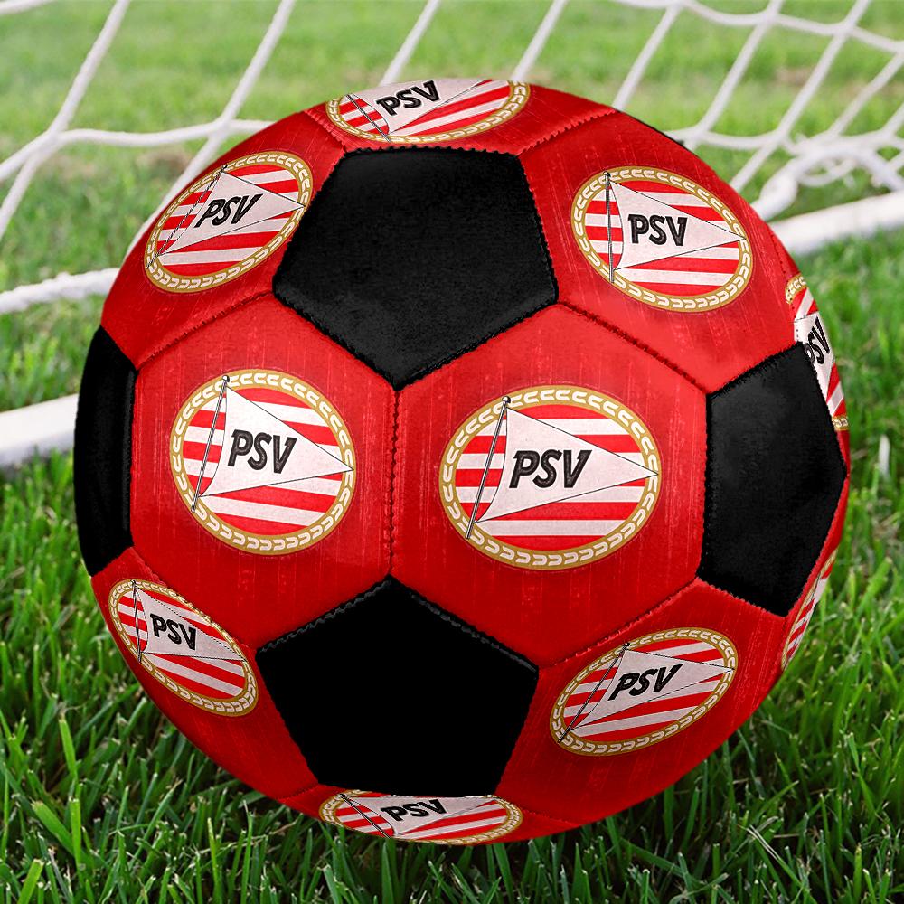 SIZE 5 PSV Eindhoven Soccer Ball Colorful All Ages Machine Stitched PVC Competition Ready Durable High-Bounce