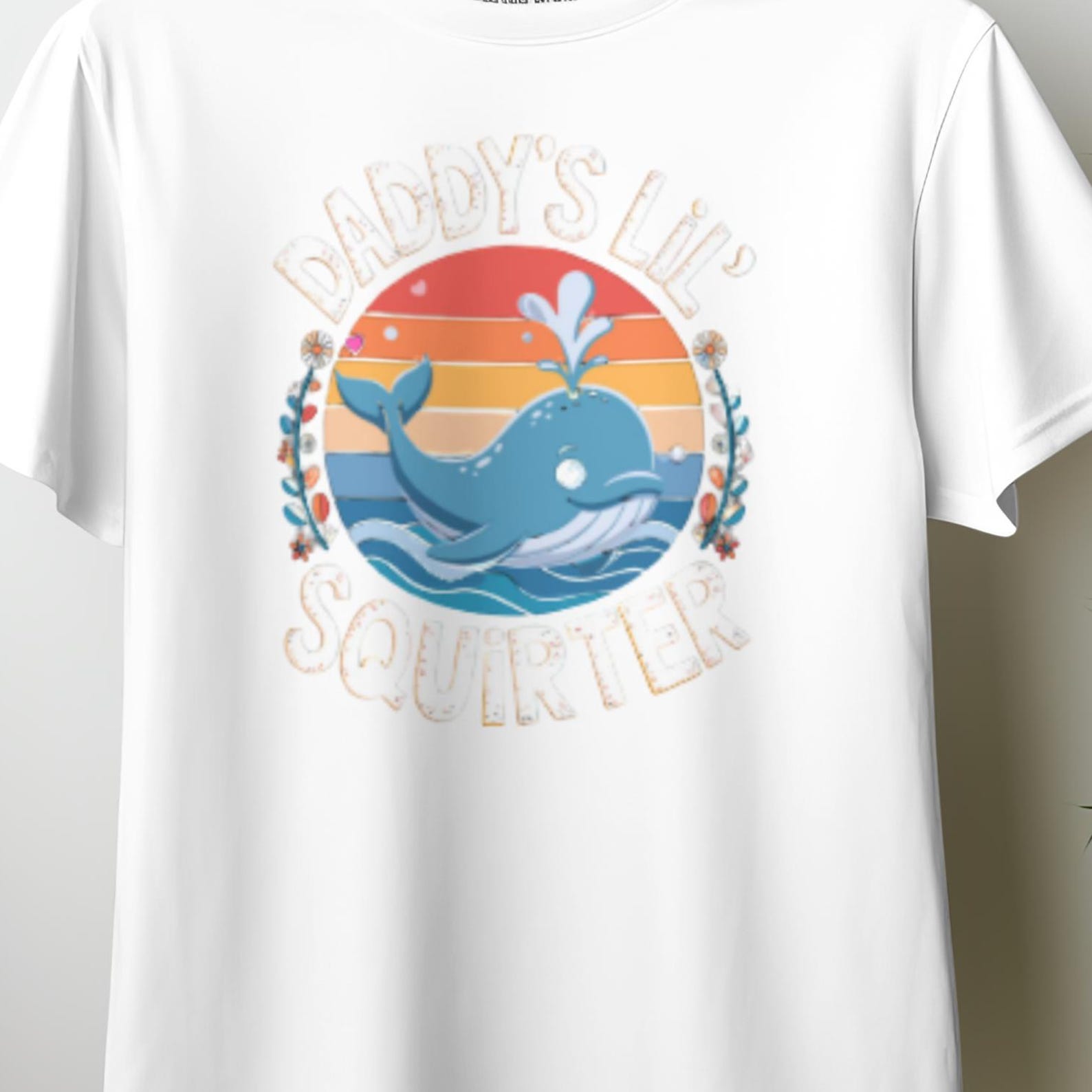 Daddy s Lil Squirter Shirt, Funny Whale T-Shirt, Dad Baby Gift, Dad Life Tee, Father s Day Gift, Funny Whale Shirt8 L