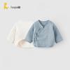 TONGTAI Newborn Jacquard Cotton Side-Opening Bodysuit