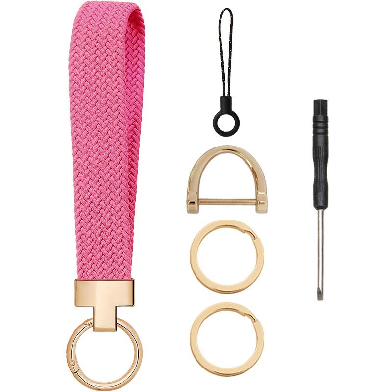 Car Keychain Women s Key Ring Ring Multifunctional Car Anti-lost Pendant Wrist Chain Ring
