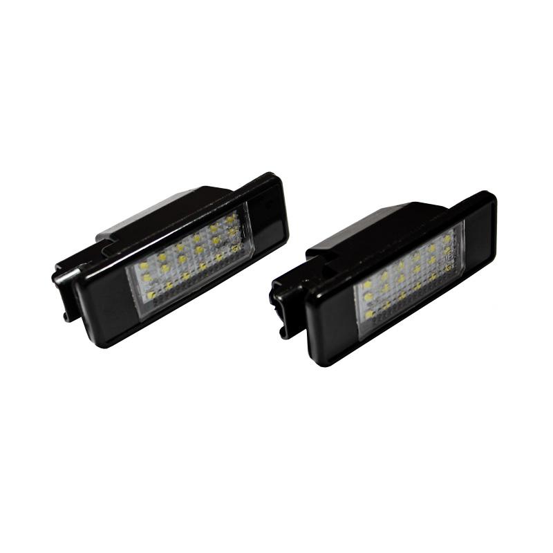 2X für Peugeot 106 207 307 308 406 407 508 für CITROEN C3 C4 C5 C6 C8 Auto 18LED SMD Lizenz anzahl Platte Licht Lampe 6000K