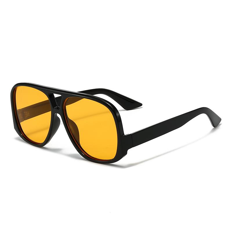 1/3pcs Oversized Women Double Bridges Sunglasses Fashion UV400 Protection Outdoor Driving Beach Travel Sun Glasses