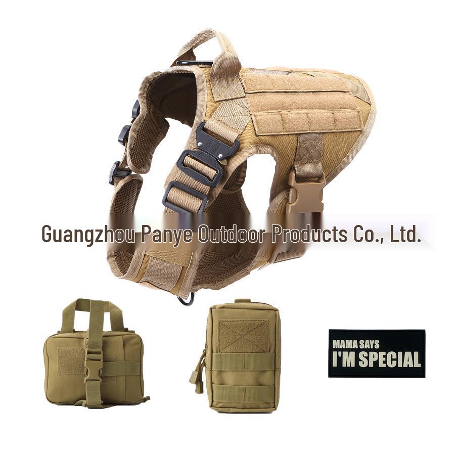 Tactical Nylon Dog Vest Harness for Medium To Large Breeds