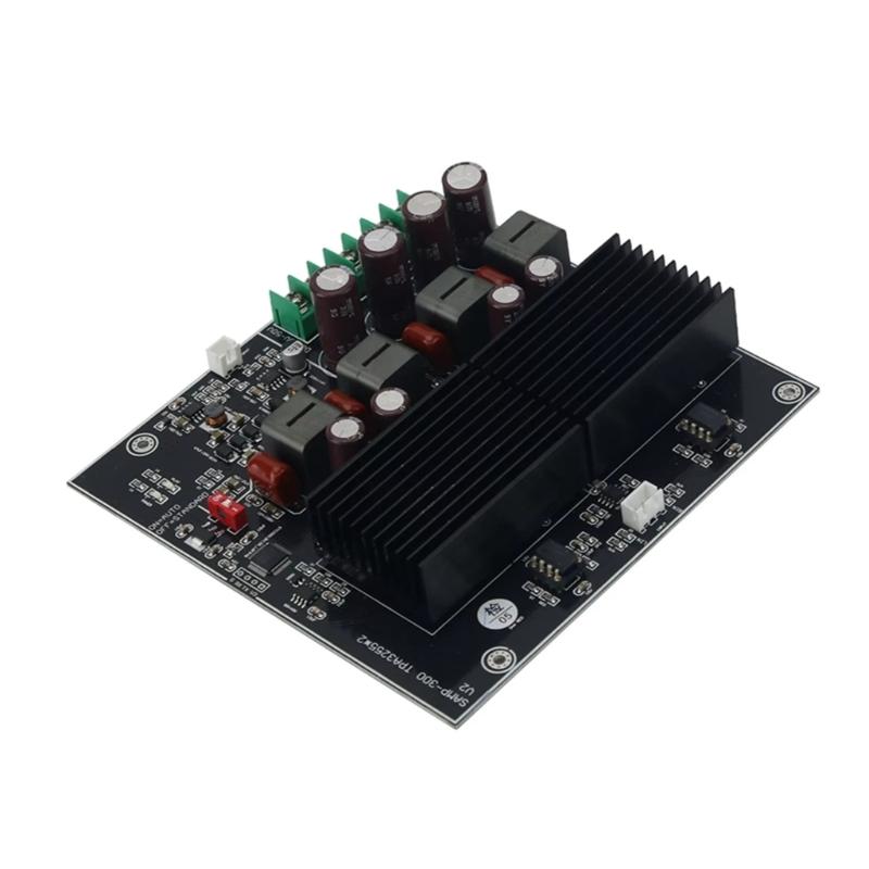 

Double TPA3255 Chip Power Amplifier Board Auto Standby Mode 600Wx2 Output Advanced Filtering Capacitors 1
