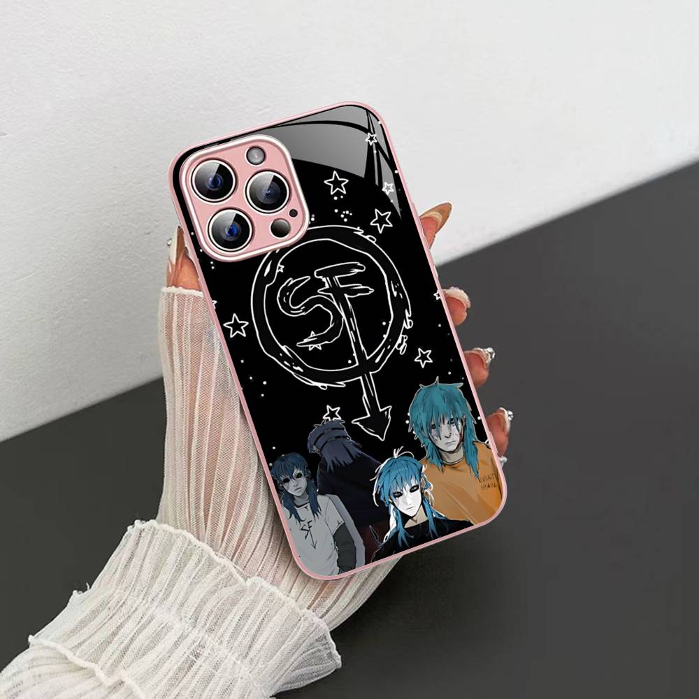Horror S-Sally F-Face Suspense Game Tempered Glass For Iphone 14 13 12 11 Pro Mini XS MAX 14Plus X XS XR Cover