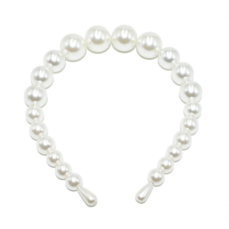 

Жемчужная повязка на голову, свадебный головной убор Ladutong, большая ручная работа из бисера, студийный орнамент, жемчужная повязка на голову 22mm 4 Beads