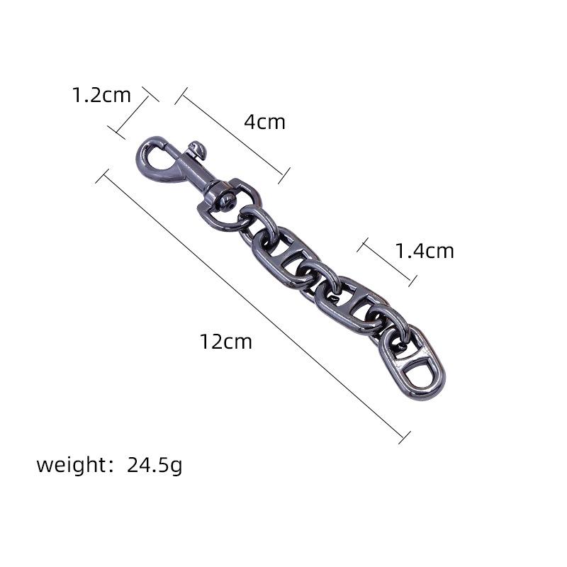 

Mahjong Bag Metal Extension Strap: Short Chain, Buckle Crossbody, Shoulder & Underarm Accessory