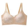 Oudifen High-end Relief Jacquard Chinese Style New Chinese Style Large Chest Gathered Full Cup Lace Seamless and Steel Ring Sexy Bra