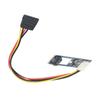 Practical 7Pin M.2 NGFF To SATAs Adapter 4Pin Power Cable 6.0Gb/s M2 Hard Drive Adapter M.2 To SATAs Converter Desktop PC