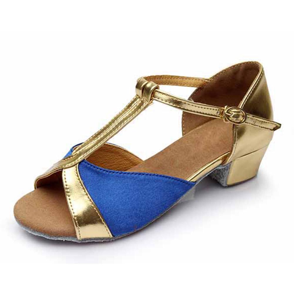 Nízký podpatek 3,5 cm pro dívky, děti, tango, latinskoamerické taneční boty, cvičné taneční boty