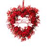 Heart-Shaped Valentine's Day Wreath - Wall & Door Decor for Wedding Celebrations