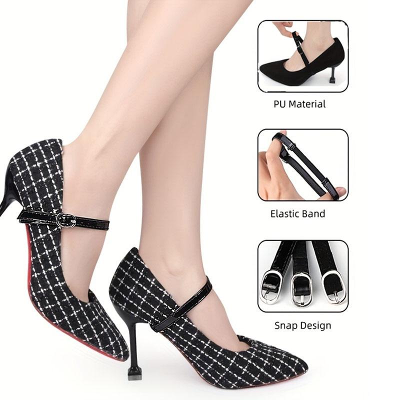 1Pair Women Shoelaces for High Heels Adjustable Ankle Shoe Belt Holding Bundle Shoe Laces Tie Straps Band Elastic
