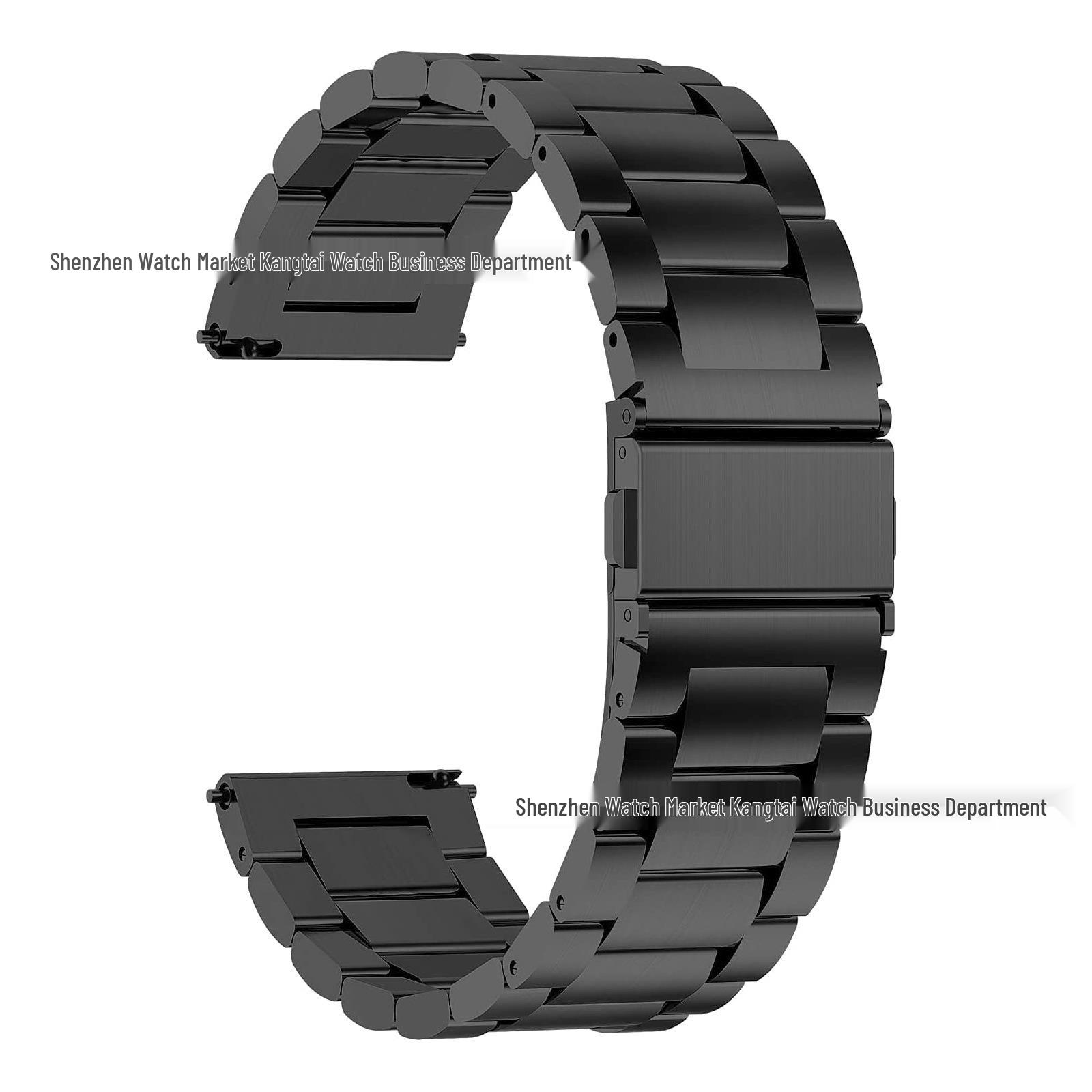 

Универсальный ремешок из титанового сплава с быстросъемным креплением (24/22/20мм) для Huawei и Samsung 20MM Strap чёрный