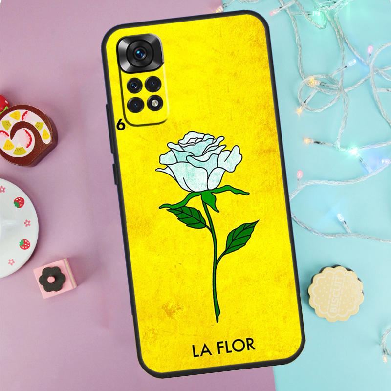 Mexican Bingo Loteria Case For Xiaomi Redmi Note 14 13 9 10 11 12 Pro 9S 10S 11S 12S Redmi 13C 10C 12C 14C Cover