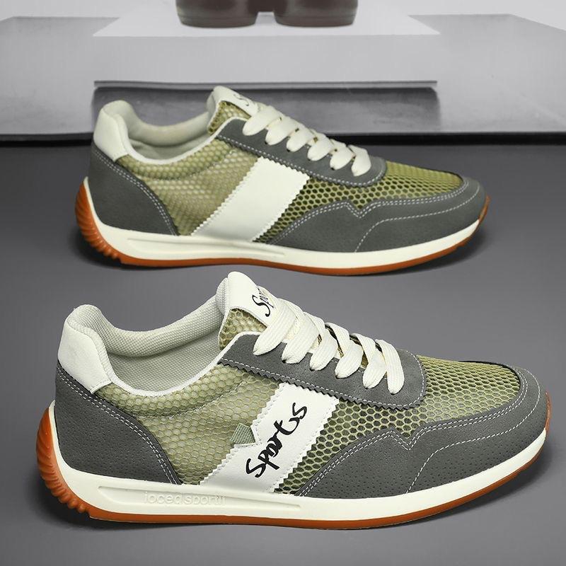 

Popular mesh Forrest Gump shoes breathable mesh casual shoes men s summer mesh shoes light soft sole trendy shoes sports shoes 44