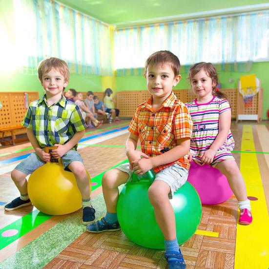 Kinder Aufblasbarer Ball Griff Pferd Hüpfspielzeug 45cm Cartoon Hüpfball Strand Pool Spielzeug Spaß Stressabbau Geschenke