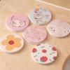 Diatomite Absorbent Coasters With Cute Cartoon Prints Fast Drying Non Asbestos For Home Kitchen Coffee Table Use