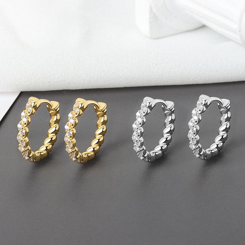 Lindon Copper Alloy Zircon Earrings Drop Earrings For Women Wedding Party Gifts
