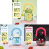 Kids Plastic Large Capacity Drinking Bottle With Straw For Outdoor Travel And School Use