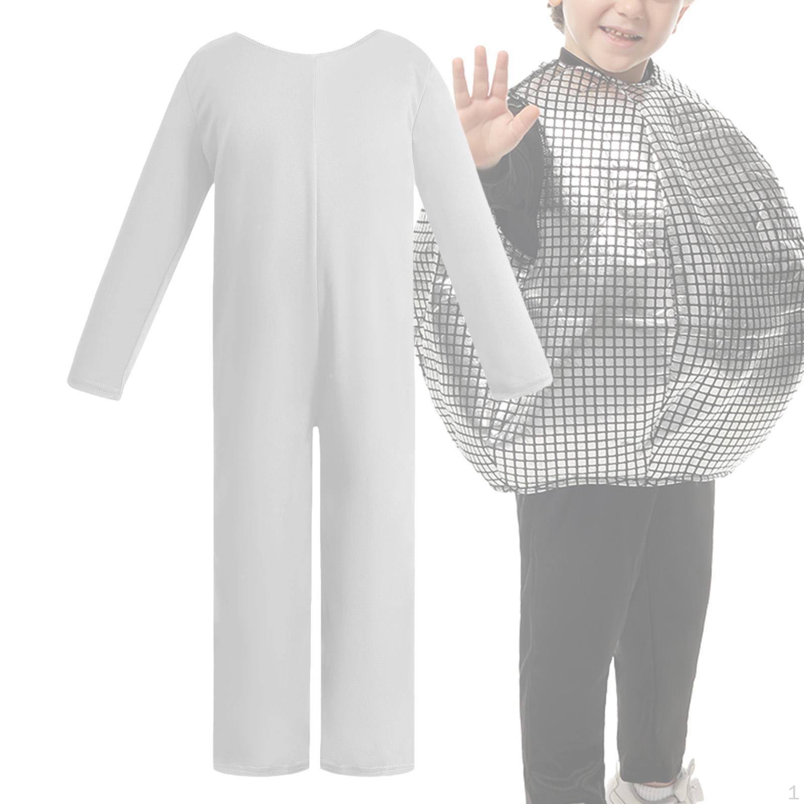 

Базовый костюм для выступлений на день рождения, вечеринка, свадьба, комбинезон White L