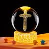 Crystal Ball Ornament Gift for Festivals - Boyfriend to Girlfriend Display Stand
