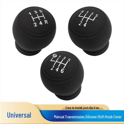 Silicone Universal Round Manual Gear Shift Knob Cover for Excavators