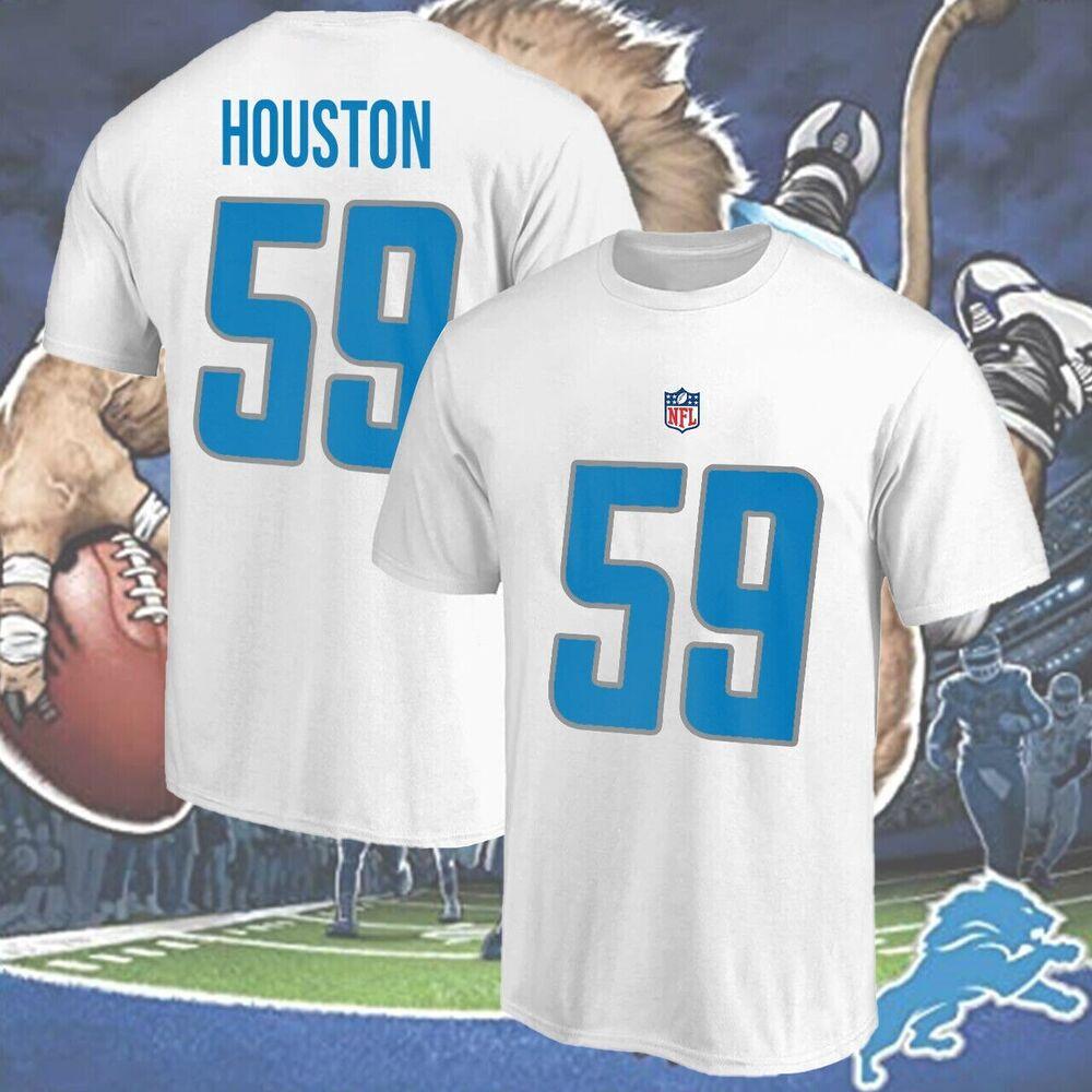 

Футболка унисекс с игроком James Houston Detroit Lions 2023