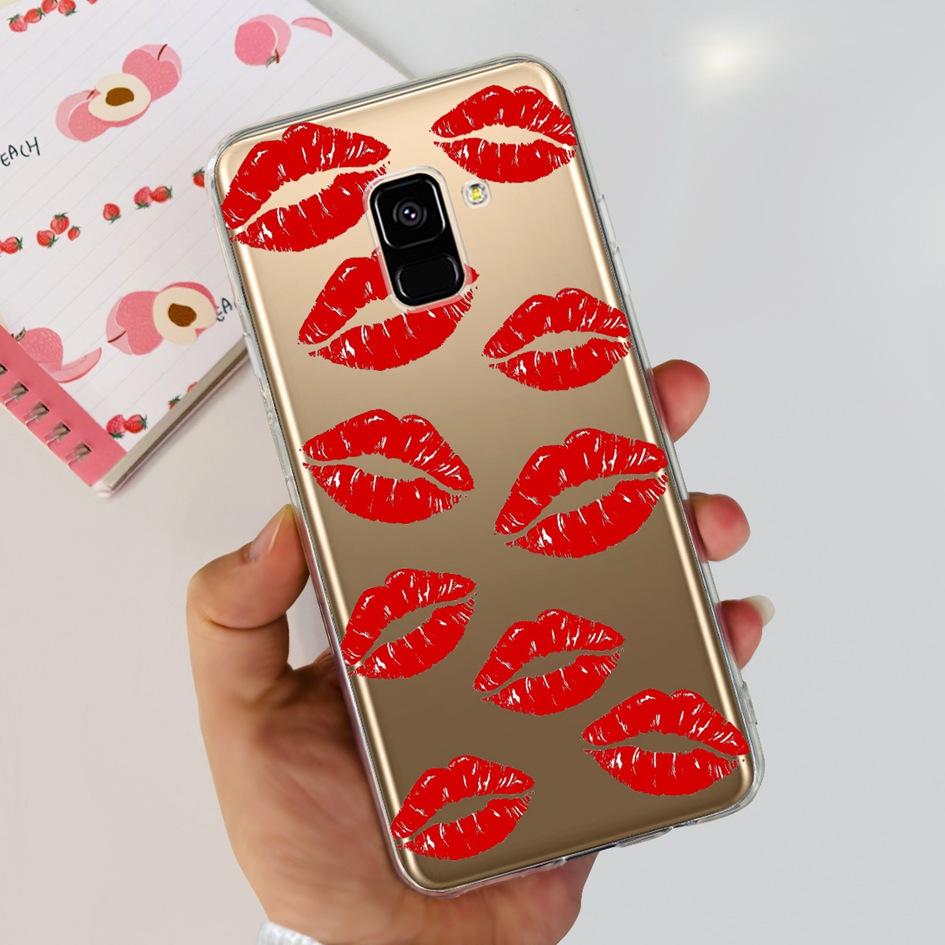 For Samsung A8 2018 Case A8 Plus Cover SM-A530F SM-A730F Fundas Fashion Butterfly Marble Soft Bumper For Samsung A8+ 2018 Hoesje
