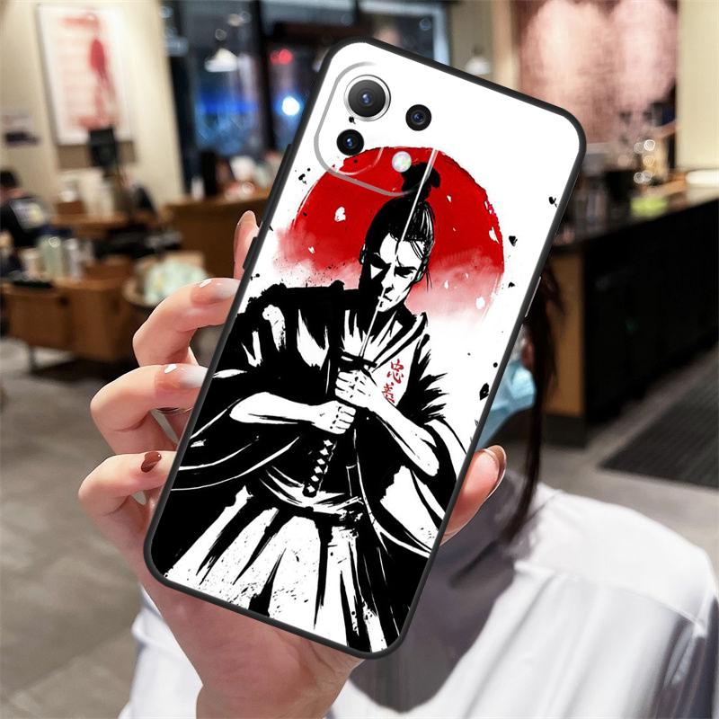 Japan Samurai Ninja Case For Xiaomi 15T Pro 14T 13T 15 14 Ultra 17 Pro Max POCO X7 X3 X5 X6 F5 F6 F7 Pro Cover