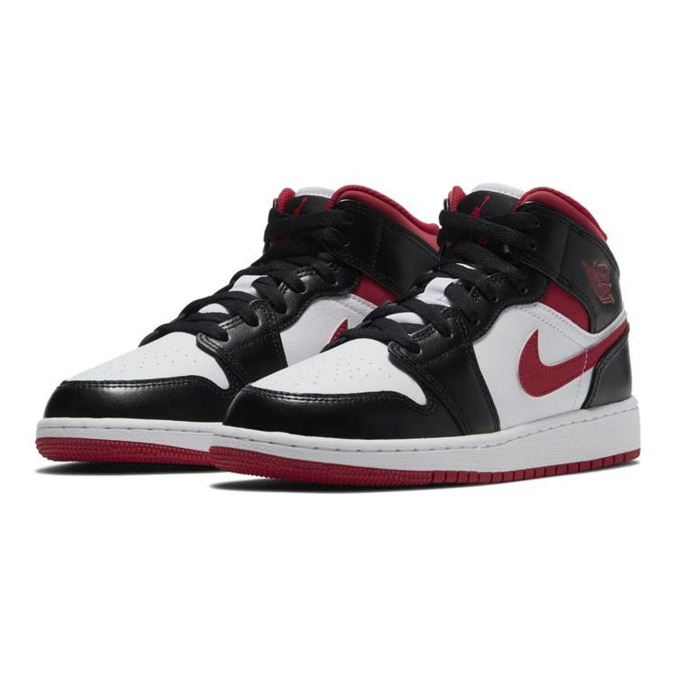 New Jordan Kids Air Jordan 1 Mid 'Metallic Red' Sneakers DJ4695-122